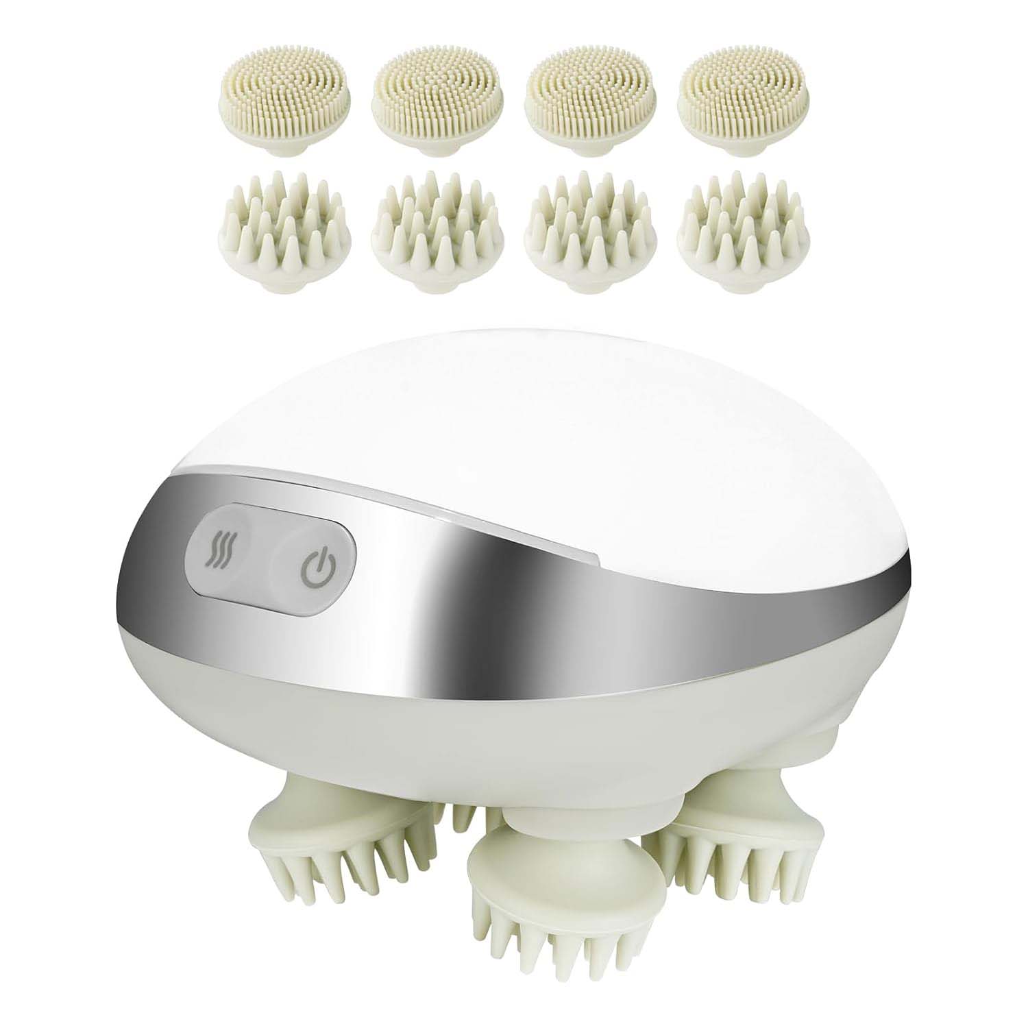 An féidir massager scalp leictreach le teas a úsáid ar ghruaig fhliuch?