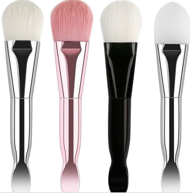 Scuab masc makeup dúbailte le spúnóg