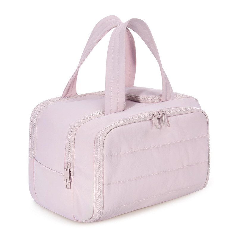 Mála taistil oscailte leathan leathan puffy
